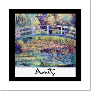 Monet - Japanese Bridge Posters and Art